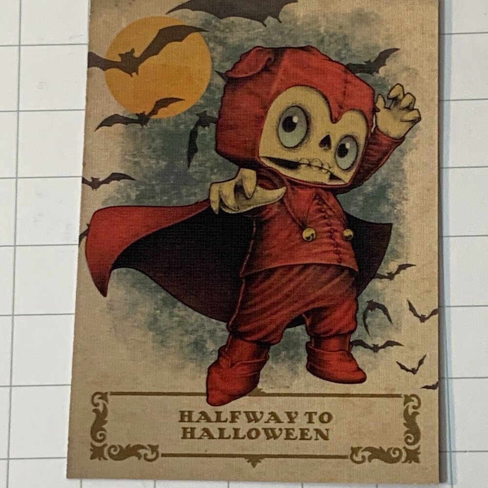 Gideon's Bakehouse Barnabas Mephistophelittle Card Halfway To Halloween 2024